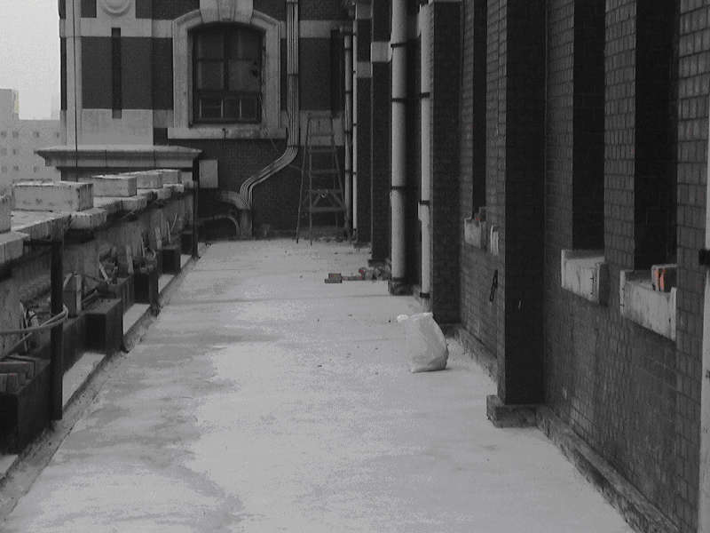Veranda on the fifth floor after restoration (courtesy of the office of Shiue Chyn)